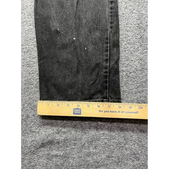 Lee Jeans Mens 36x30 Black Fit 36x29 Regular Straight Denim Pants TZS-K146-008 - Picture 8 of 16